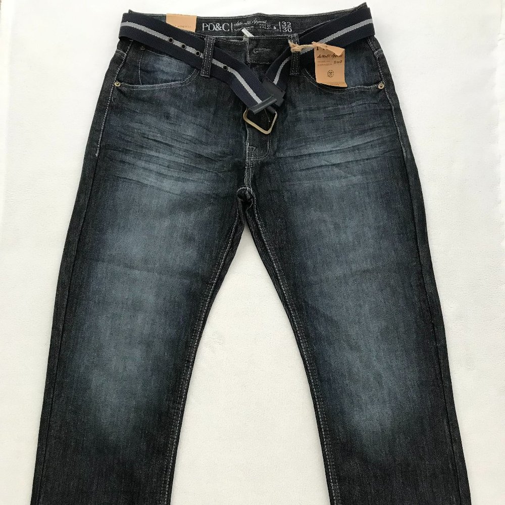 NWT PD&C, Men Jeans, W32xL30, Ezra, Fit Slim Straight, Authentic Apparel NY - Picture 2 of 8